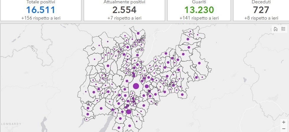 Coronavirus in Trentino, 10 casi a Pinzolo e 6 a Civezzano